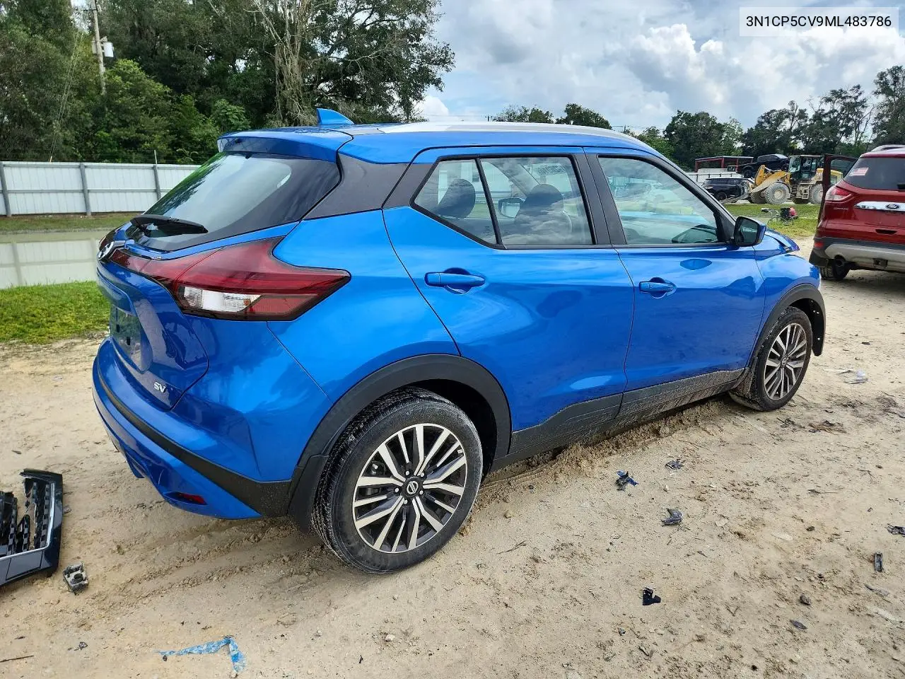 2021 NISSAN KICKS VIN 3N1CP5CV9ML483786 — фото 3