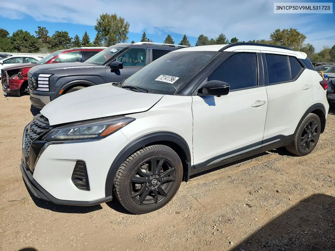 NISSAN KICKS 2021, VIN 3N1CP5DV9ML531723
