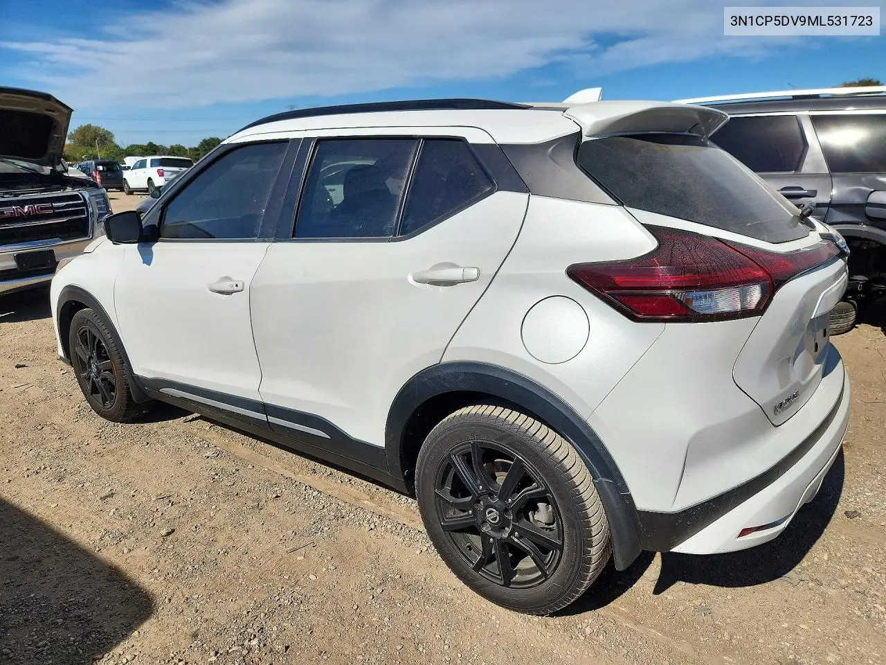 2021 NISSAN KICKS VIN 3N1CP5DV9ML531723 — фото 2
