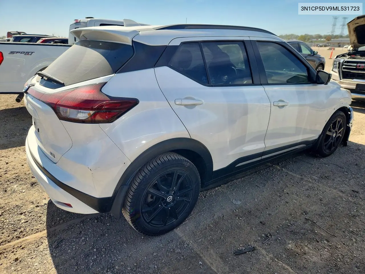 2021 NISSAN KICKS VIN 3N1CP5DV9ML531723 — фото 3