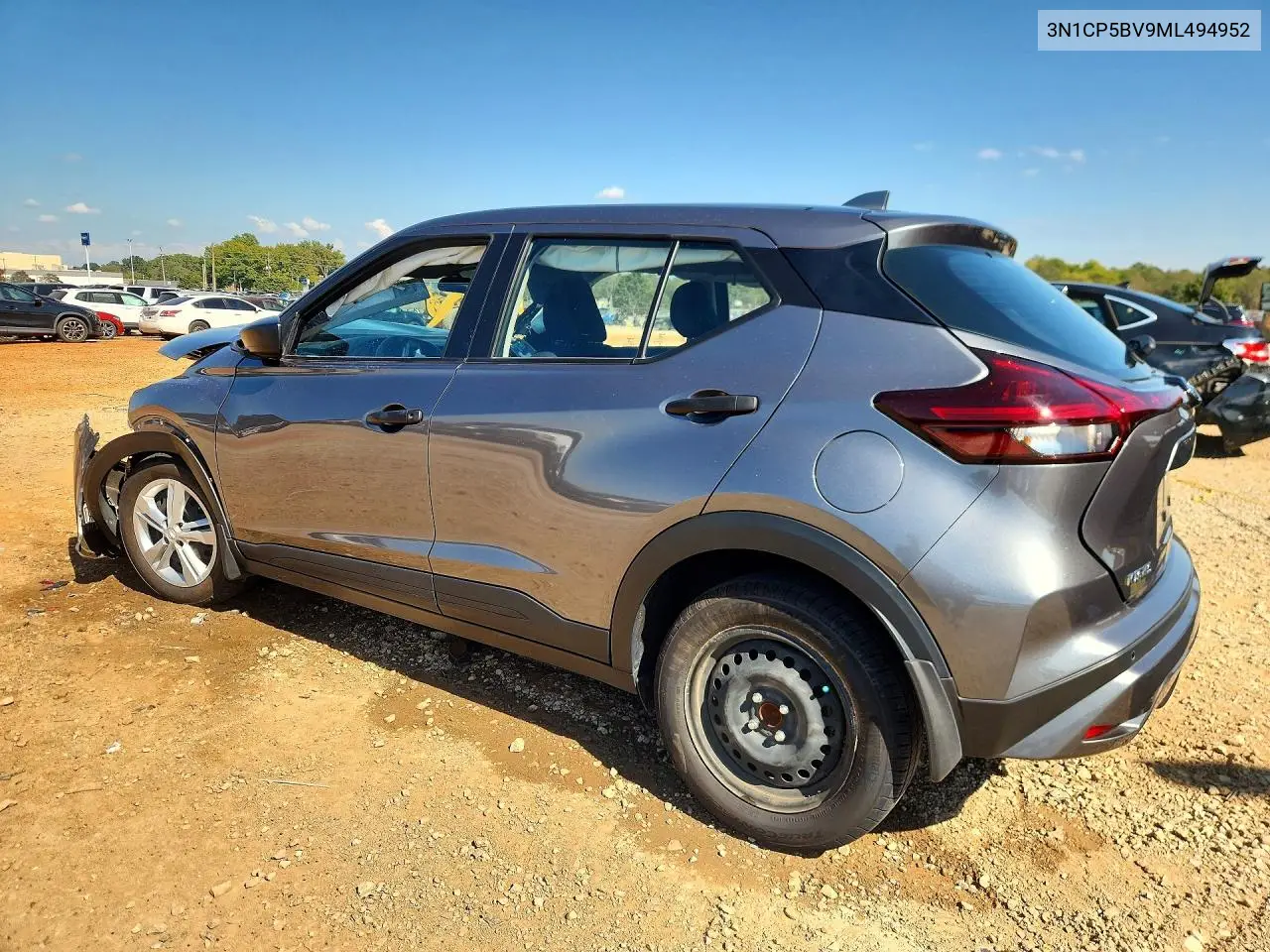 2021 NISSAN KICKS VIN 3N1CP5BV9ML494952 — фото 2