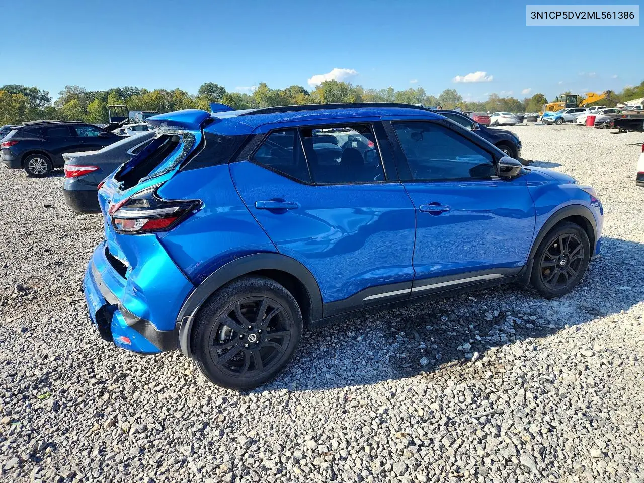2021 NISSAN KICKS VIN 3N1CP5DV2ML561386 — фото 3