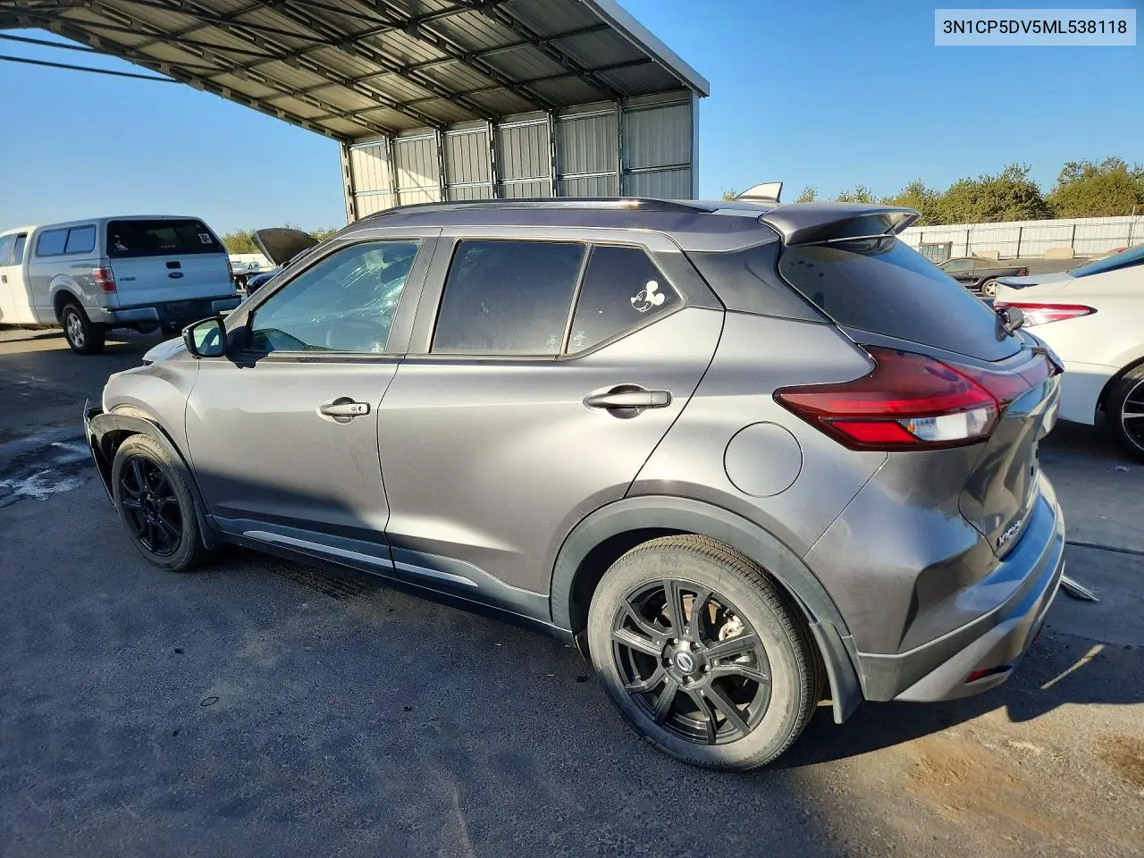 2021 NISSAN KICKS VIN 3N1CP5DV5ML538118 — фото 2