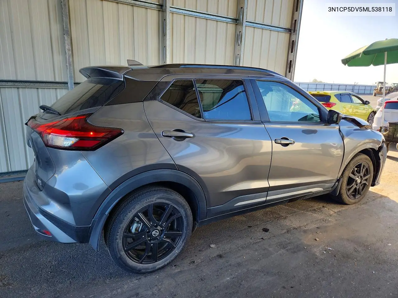 2021 NISSAN KICKS VIN 3N1CP5DV5ML538118 — фото 3