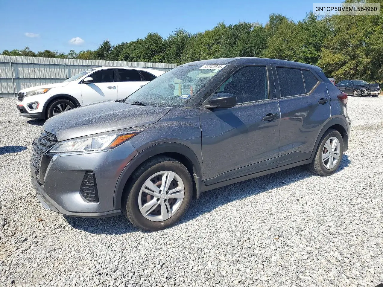 NISSAN KICKS 2021, VIN 3N1CP5BV8ML564960