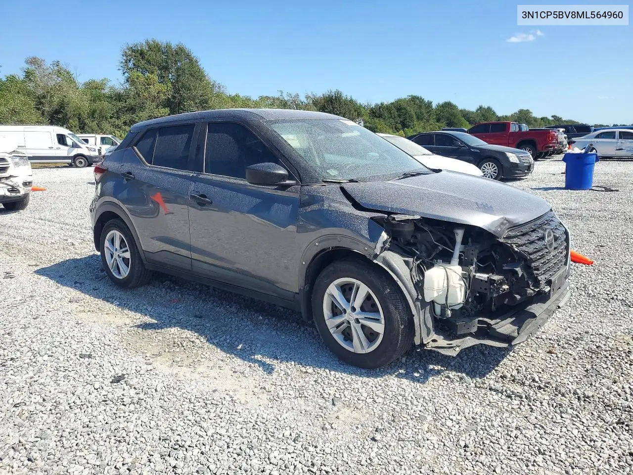 2021 NISSAN KICKS VIN 3N1CP5BV8ML564960 — фото 4