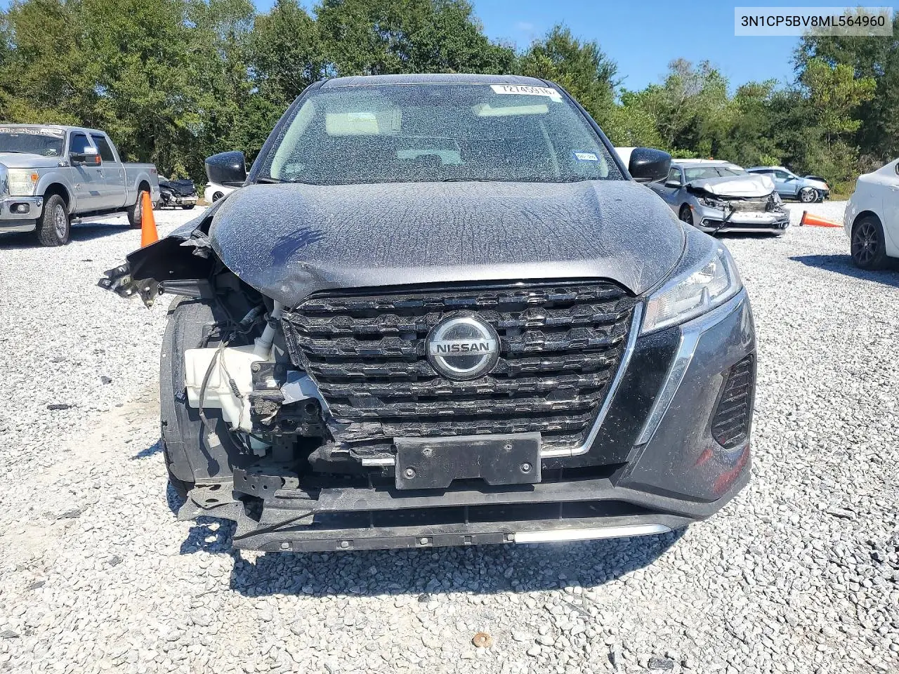 2021 NISSAN KICKS VIN 3N1CP5BV8ML564960 — фото 5