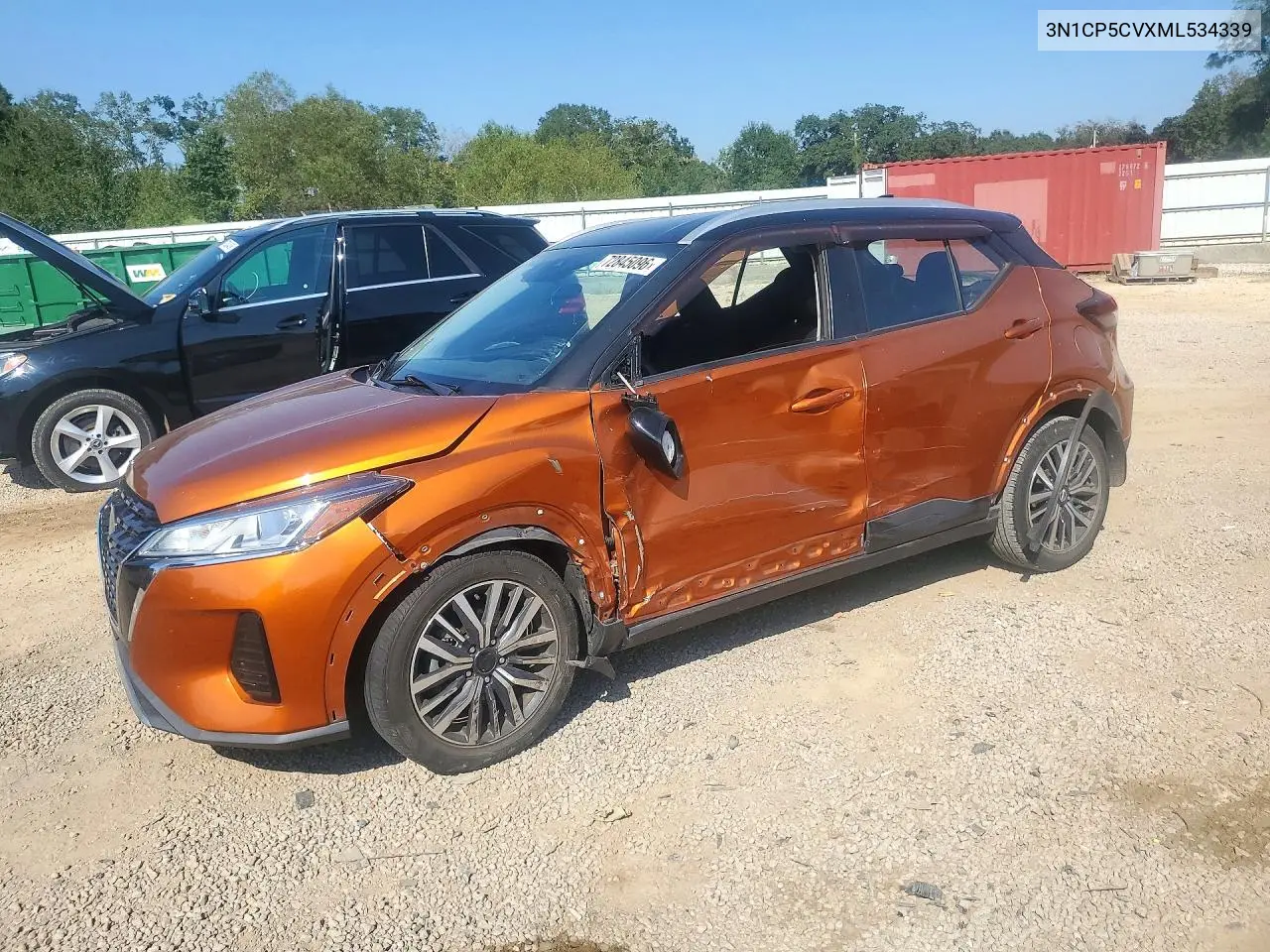NISSAN KICKS 2021, VIN 3N1CP5CVXML534339