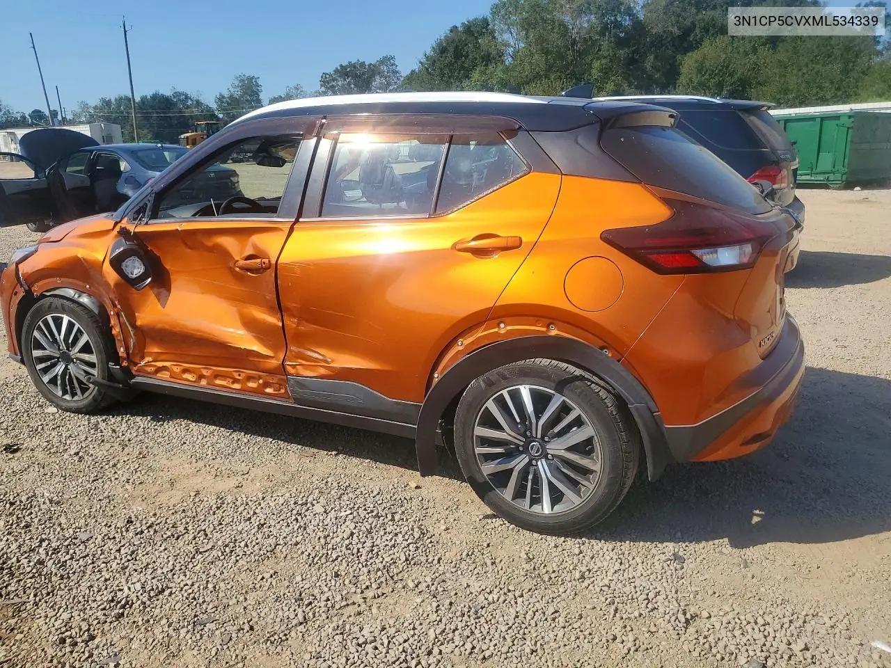 2021 NISSAN KICKS VIN 3N1CP5CVXML534339 — фото 2