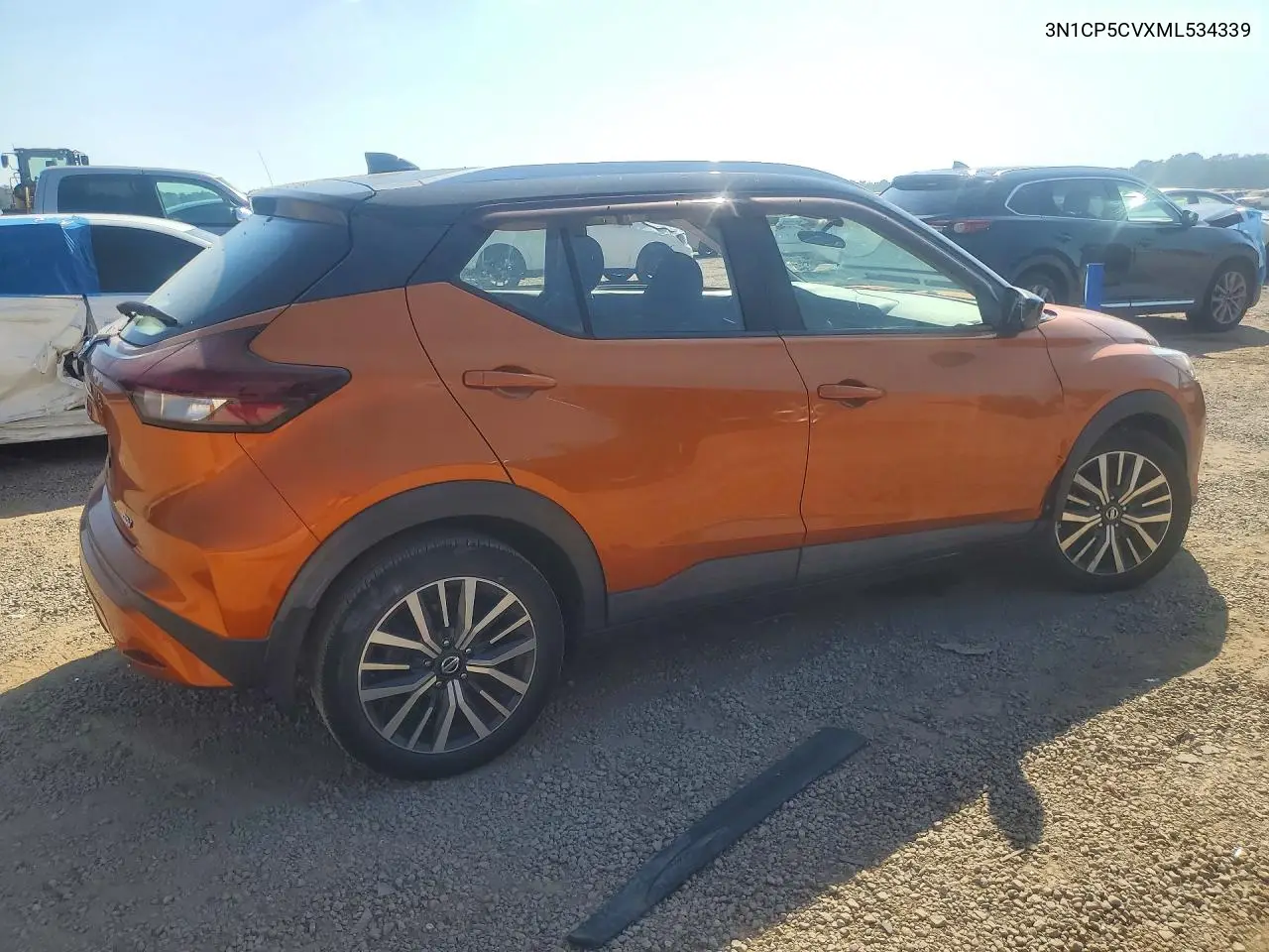 2021 NISSAN KICKS VIN 3N1CP5CVXML534339 — фото 3