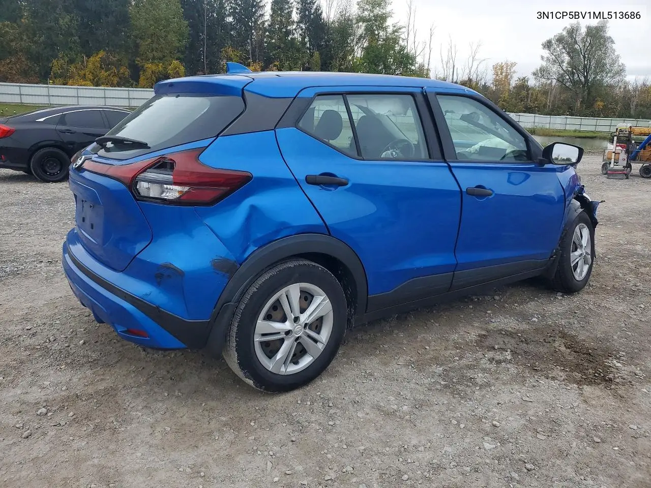 2021 NISSAN KICKS VIN 3N1CP5BV1ML513686 — фото 3