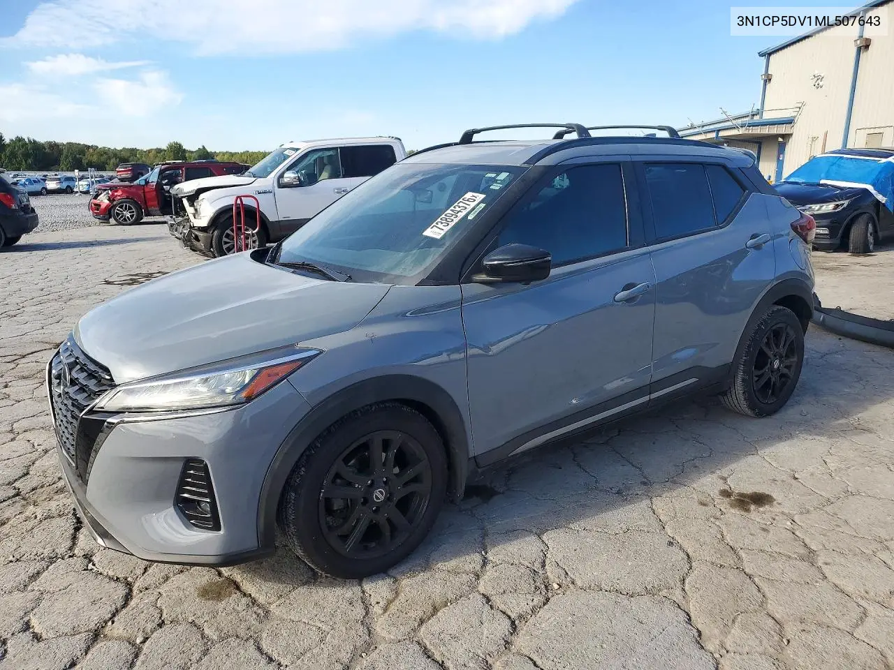 NISSAN KICKS 2021, VIN 3N1CP5DV1ML507643