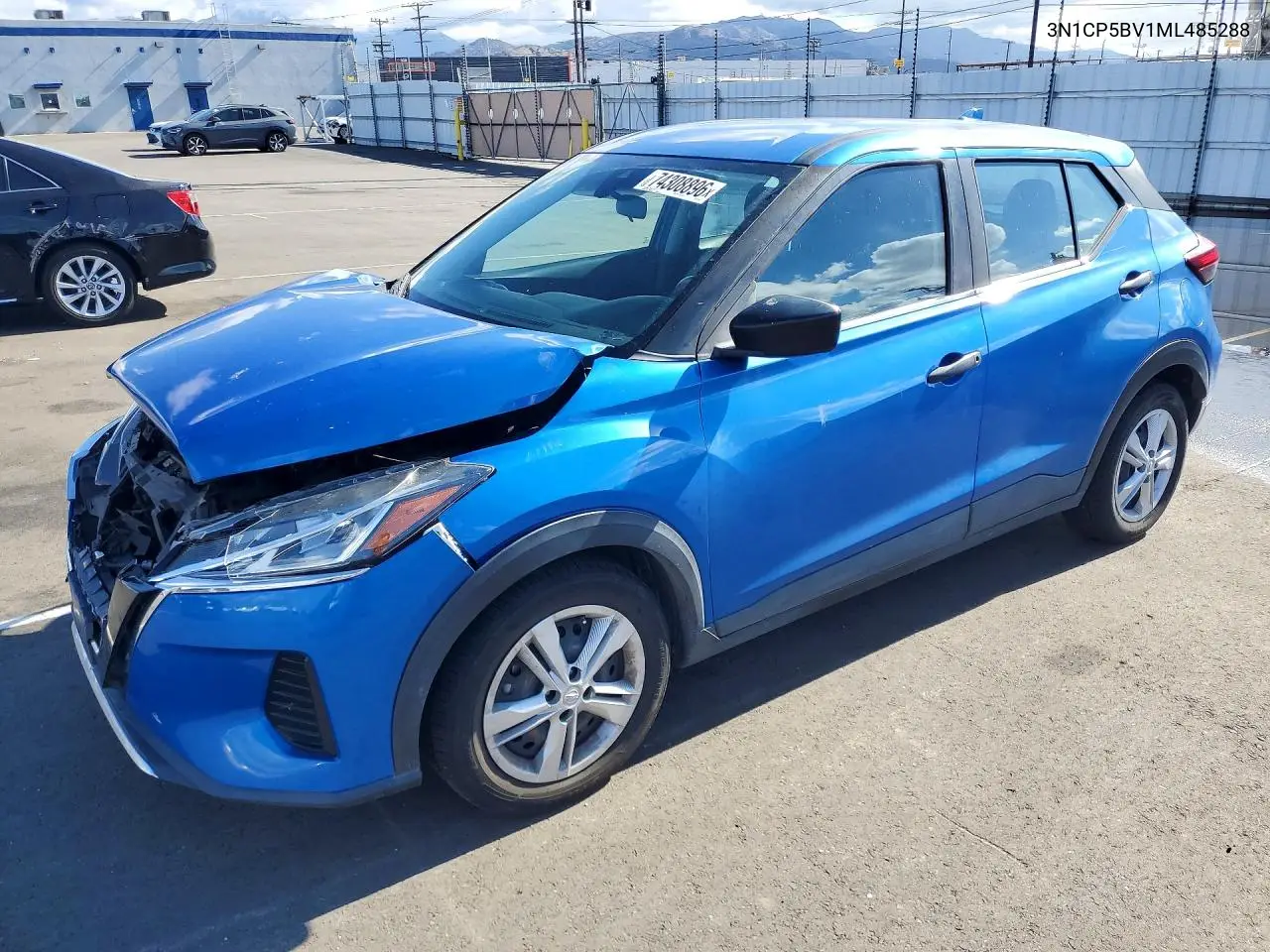NISSAN KICKS 2021, VIN 3N1CP5BV1ML485288
