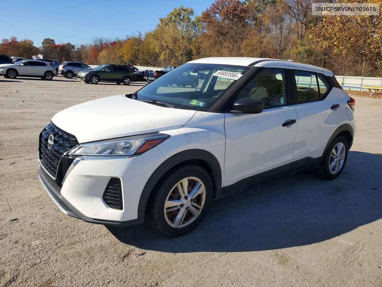 NISSAN KICKS 2022, VIN 3N1CP5BV0NL509615