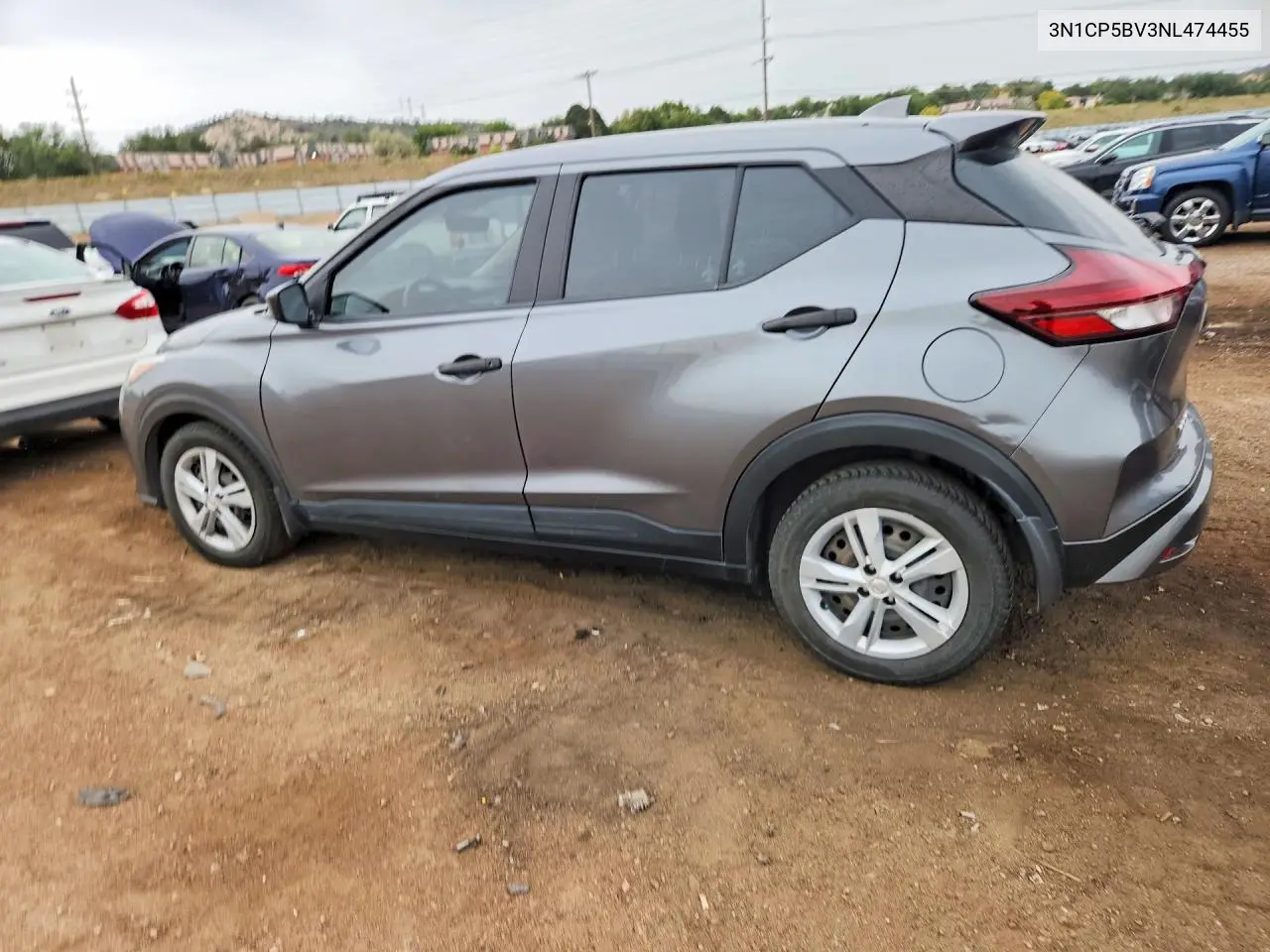2022 NISSAN KICKS VIN 3N1CP5BV3NL474455 — фото 2