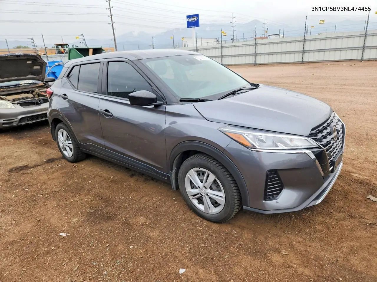 2022 NISSAN KICKS VIN 3N1CP5BV3NL474455 — фото 4