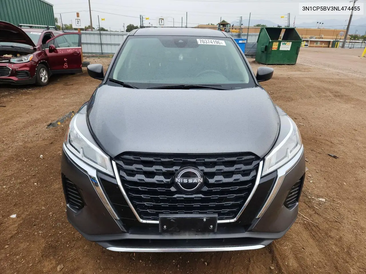 2022 NISSAN KICKS VIN 3N1CP5BV3NL474455 — фото 5