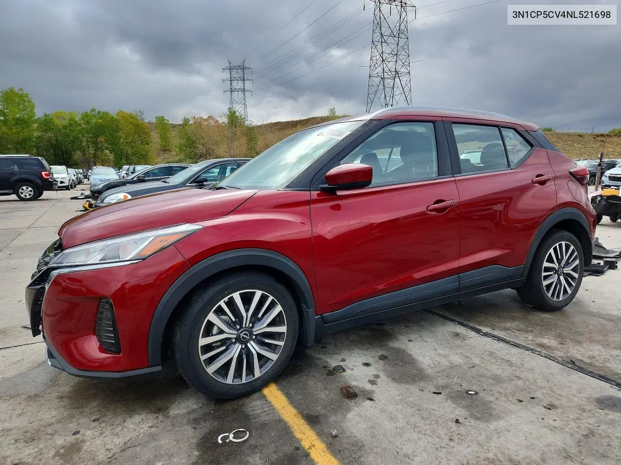 NISSAN KICKS 2022, VIN 3N1CP5CV4NL521698