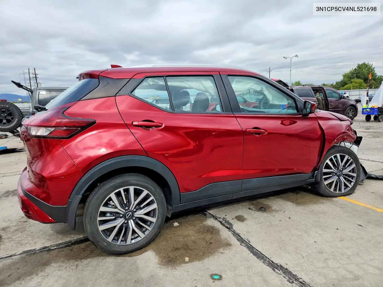 2022 NISSAN KICKS VIN 3N1CP5CV4NL521698 — фото 3