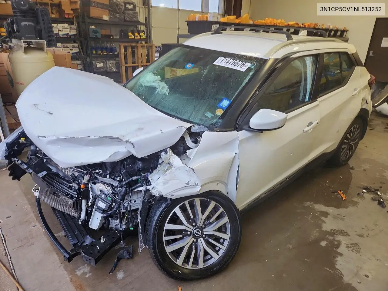 NISSAN KICKS 2022, VIN 3N1CP5CV1NL513252