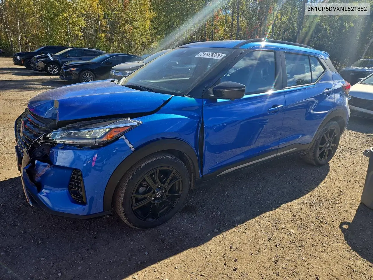 NISSAN KICKS 2022, VIN 3N1CP5DVXNL521882