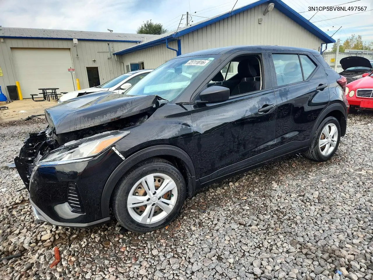 NISSAN KICKS 2022, VIN 3N1CP5BV8NL497567