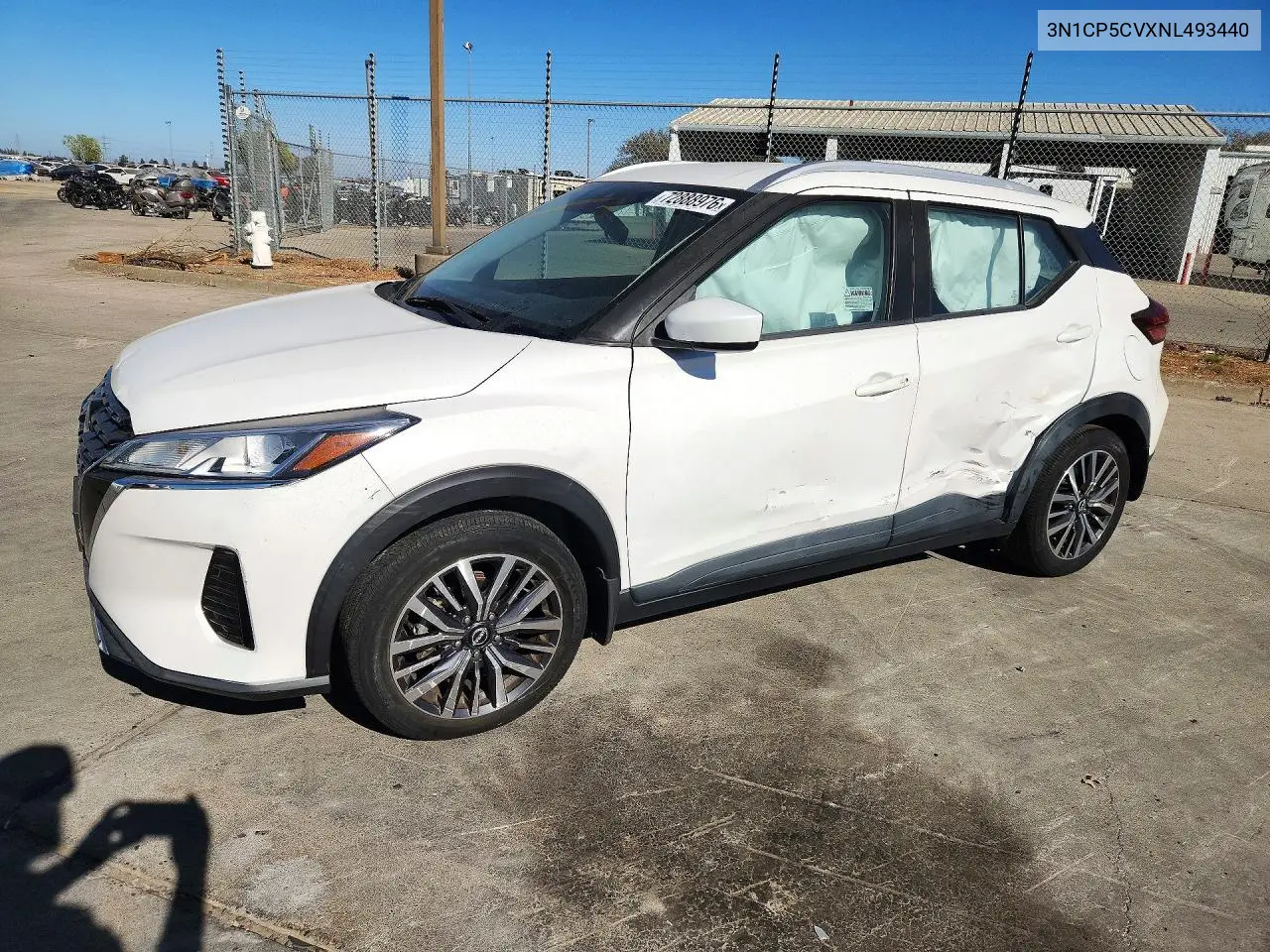 NISSAN KICKS 2022, VIN 3N1CP5CVXNL493440