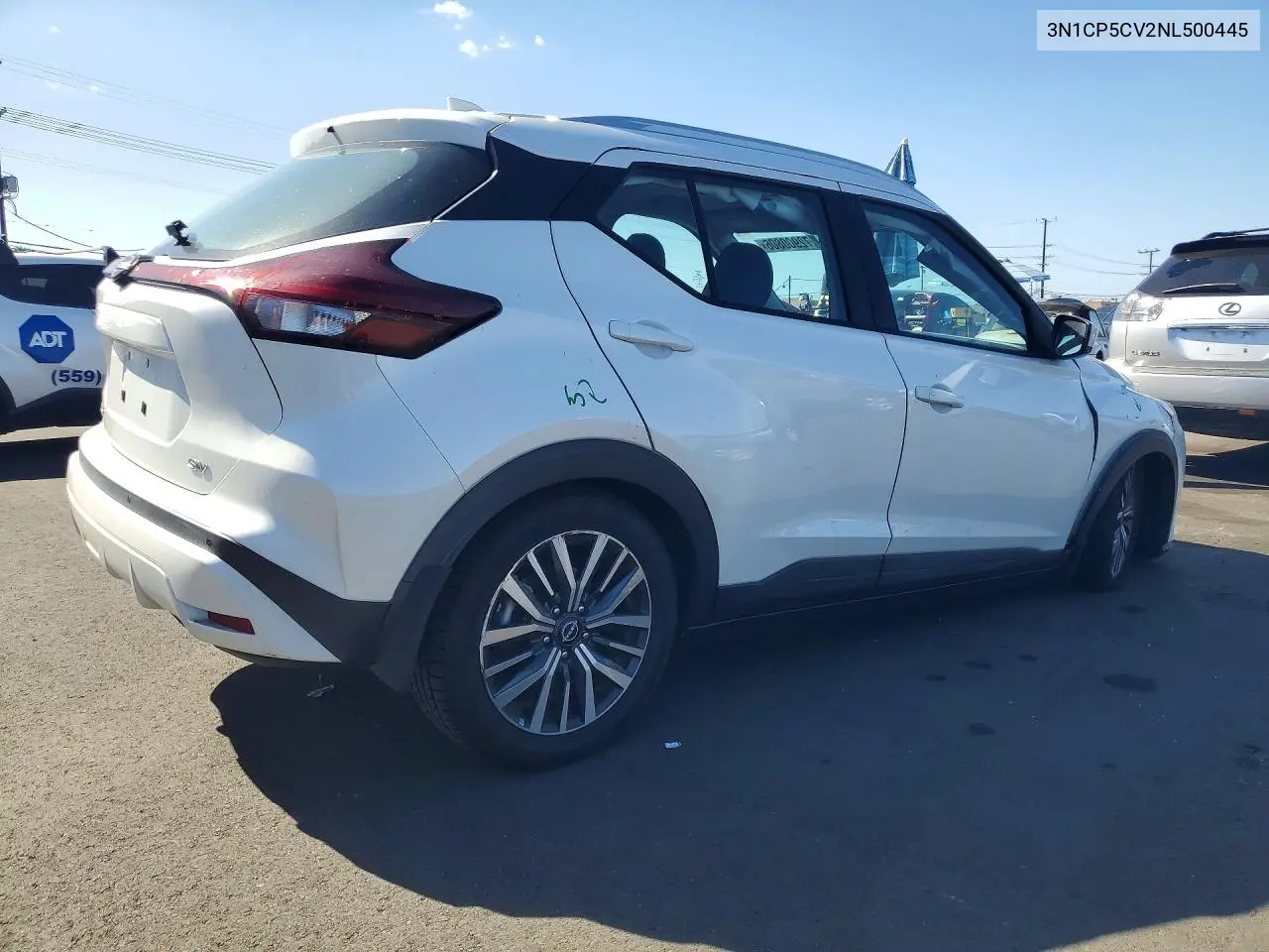 2022 NISSAN KICKS VIN 3N1CP5CV2NL500445 — фото 3