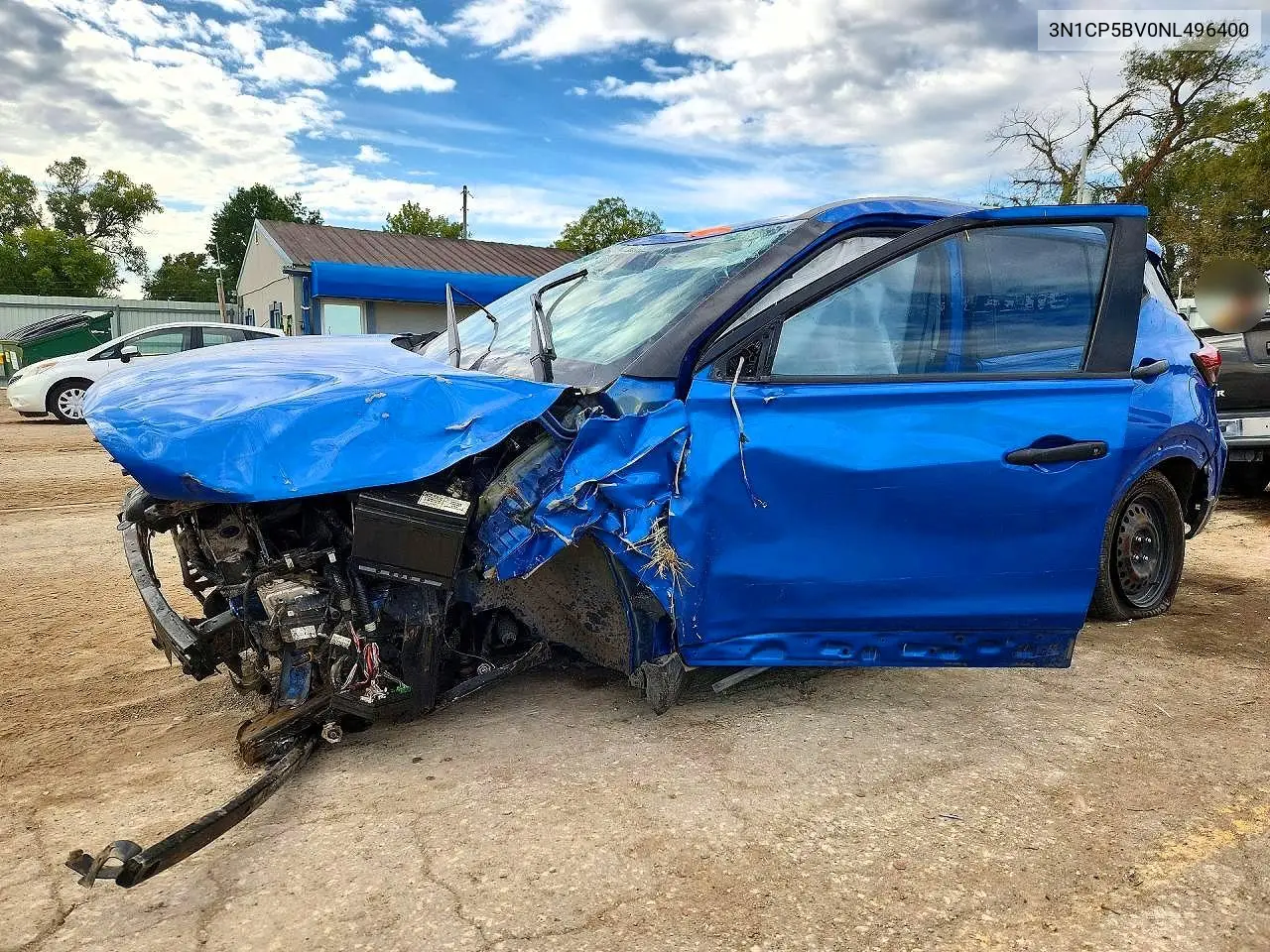 NISSAN KICKS 2022, VIN 3N1CP5BV0NL496400