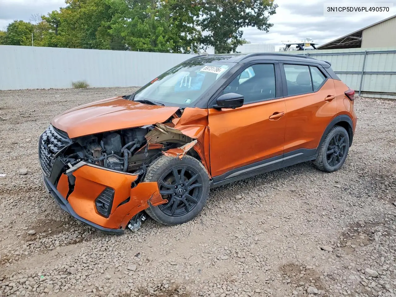 NISSAN KICKS 2023, VIN 3N1CP5DV6PL490570