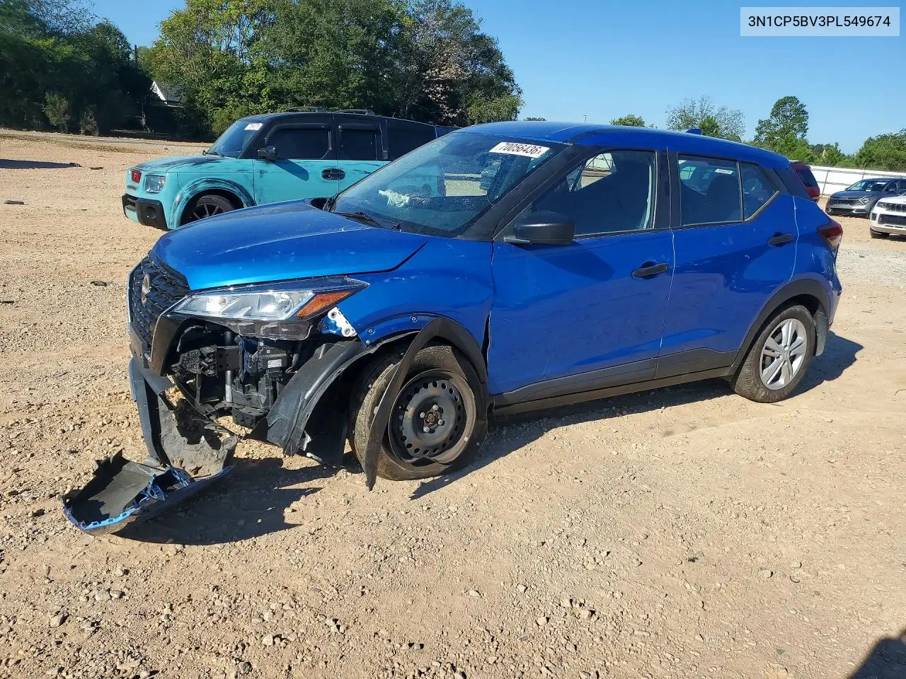 NISSAN KICKS 2023, VIN 3N1CP5BV3PL549674