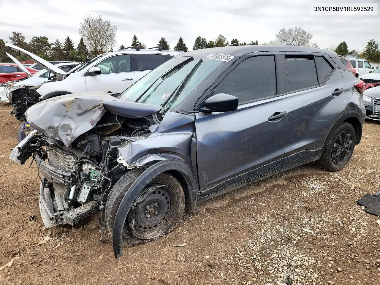 NISSAN KICKS 2024, VIN 3N1CP5BV1RL593529