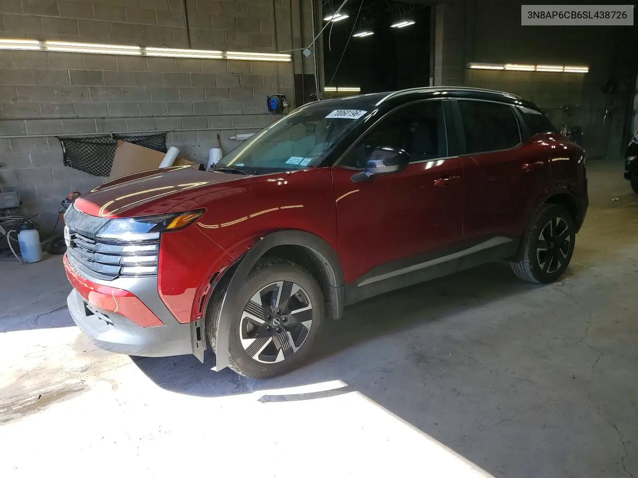 NISSAN KICKS 2025, VIN 3N8AP6CB6SL438726