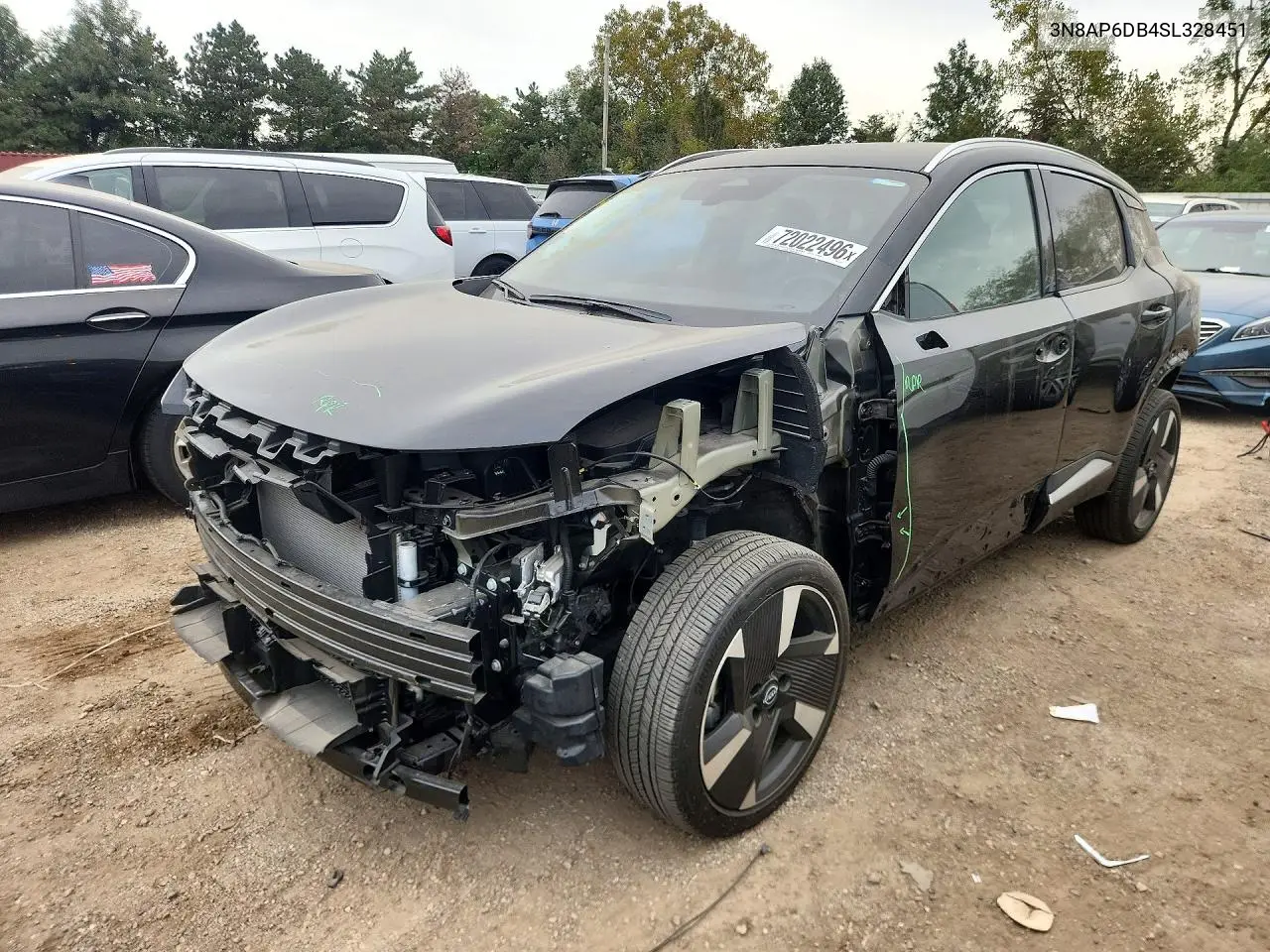 NISSAN KICKS 2025, VIN 3N8AP6DB4SL328451