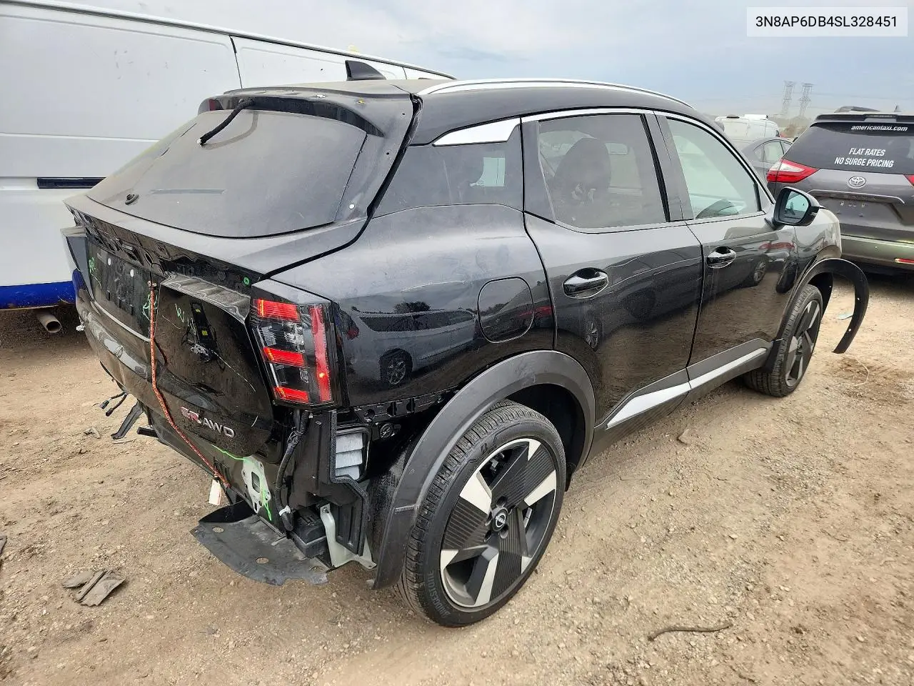 2025 NISSAN KICKS VIN 3N8AP6DB4SL328451 — фото 3