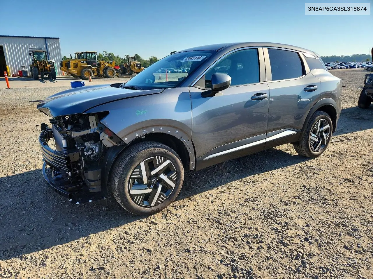 NISSAN KICKS 2025, VIN 3N8AP6CA3SL318874