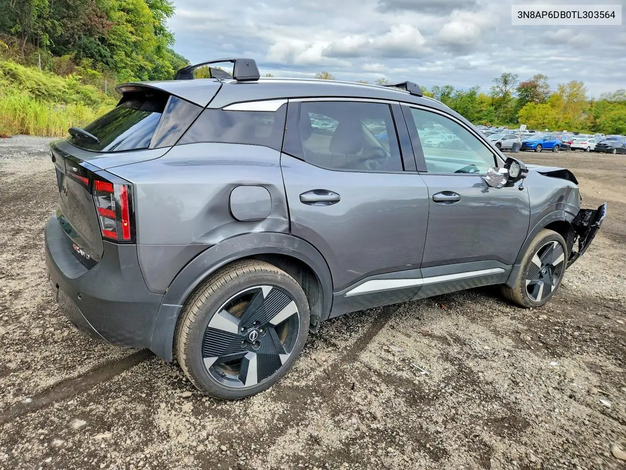 2026 NISSAN KICKS VIN 3N8AP6DB0TL303564 — фото 3