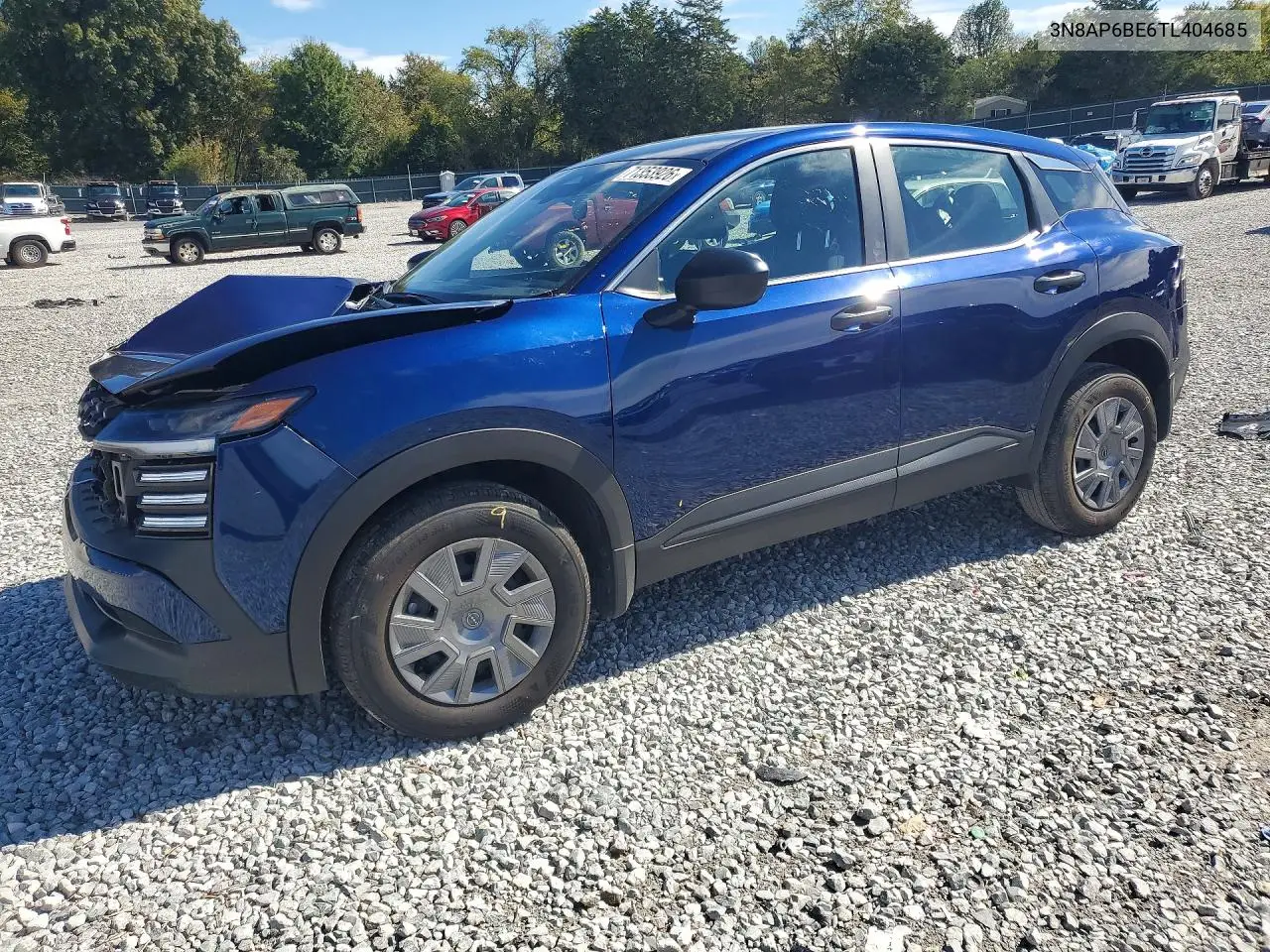 NISSAN KICKS 2026, VIN 3N8AP6BE6TL404685