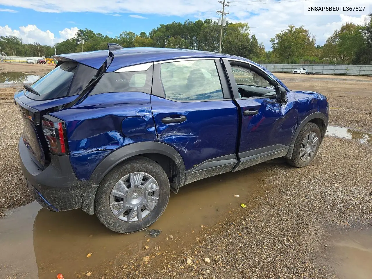 2026 NISSAN KICKS VIN 3N8AP6BE0TL367827 — фото 3