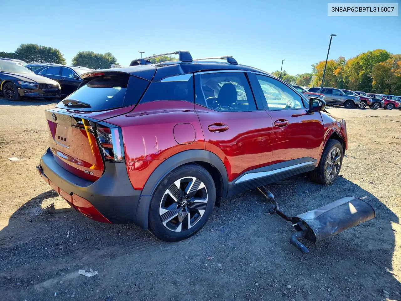 2026 NISSAN KICKS VIN 3N8AP6CB9TL316007 — фото 3