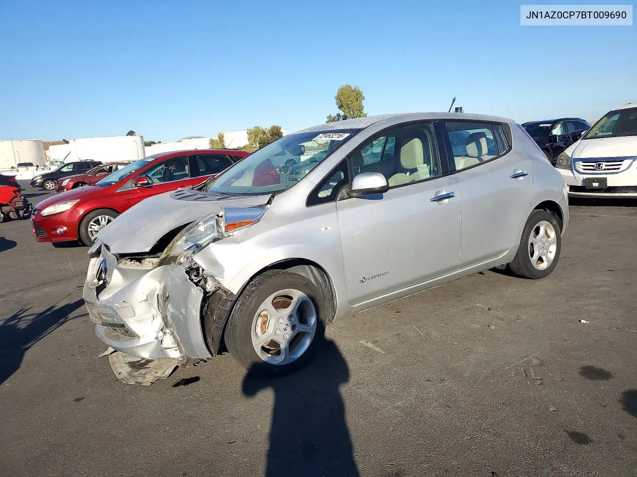 NISSAN LEAF 2011, VIN JN1AZ0CP7BT009690
