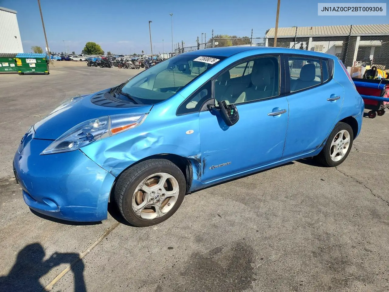 NISSAN LEAF 2011, VIN JN1AZ0CP2BT009306