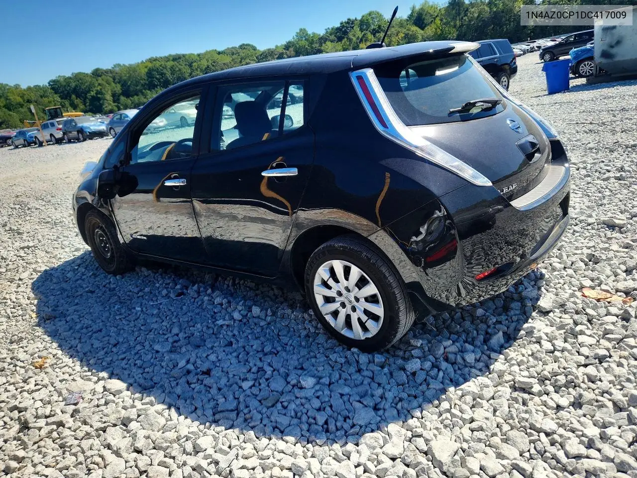 2013 NISSAN LEAF VIN 1N4AZ0CP1DC417009 — фото 2