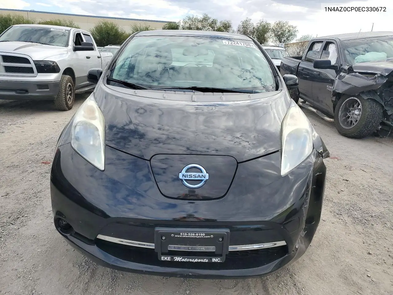 2014 NISSAN LEAF VIN 1N4AZ0CP0EC330672 — фото 5