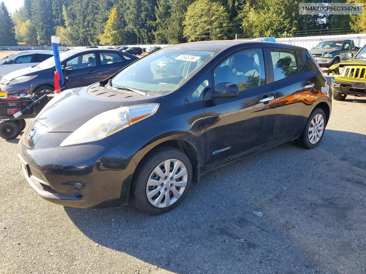 NISSAN LEAF 2014, VIN 1N4AZ0CP6EC334791