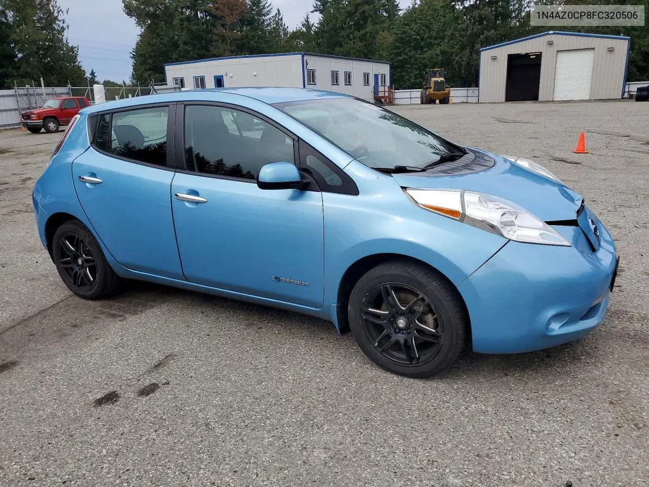 2015 NISSAN LEAF VIN 1N4AZ0CP8FC320506 — фото 4