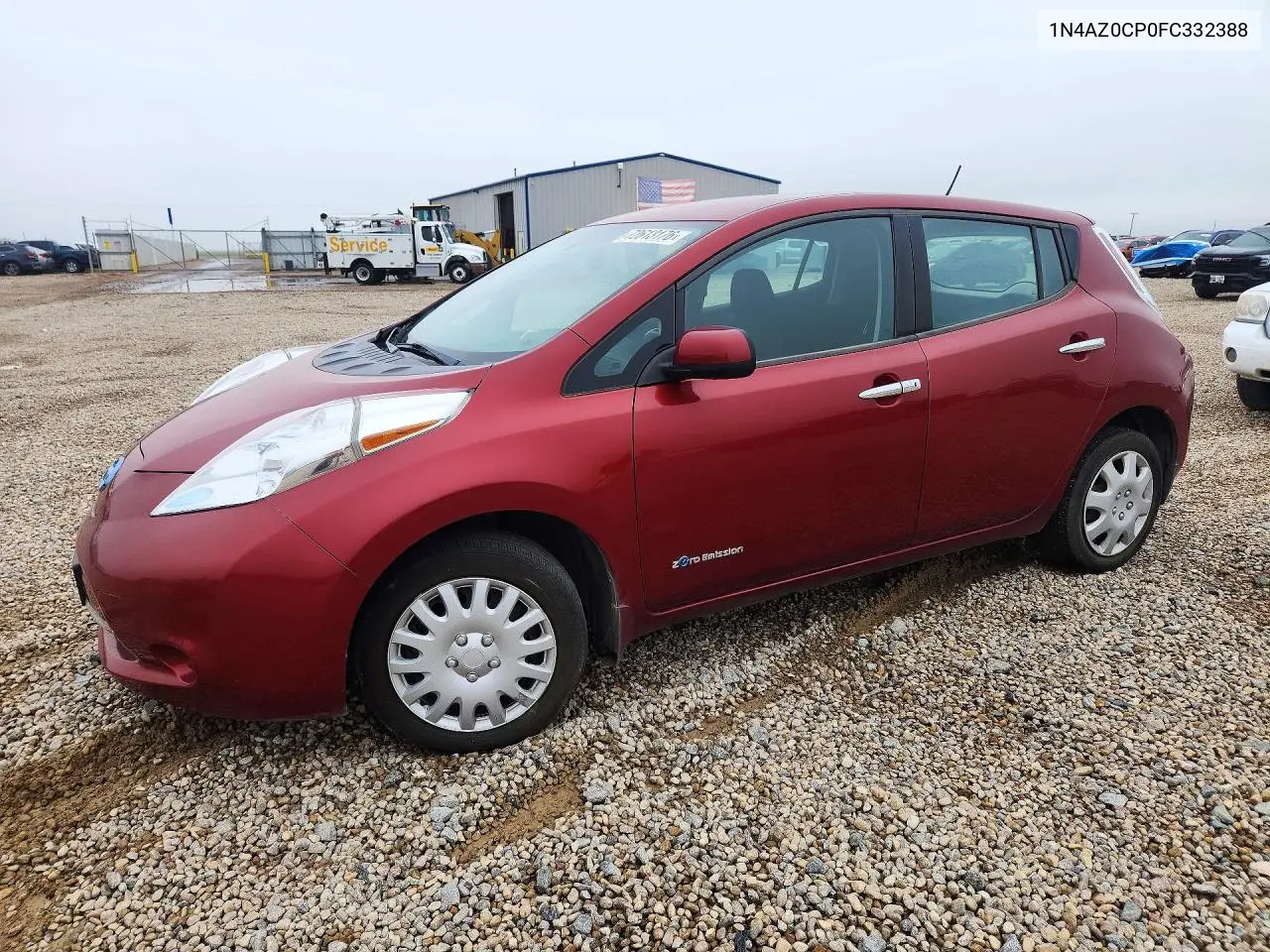 NISSAN LEAF 2015, VIN 1N4AZ0CP0FC332388