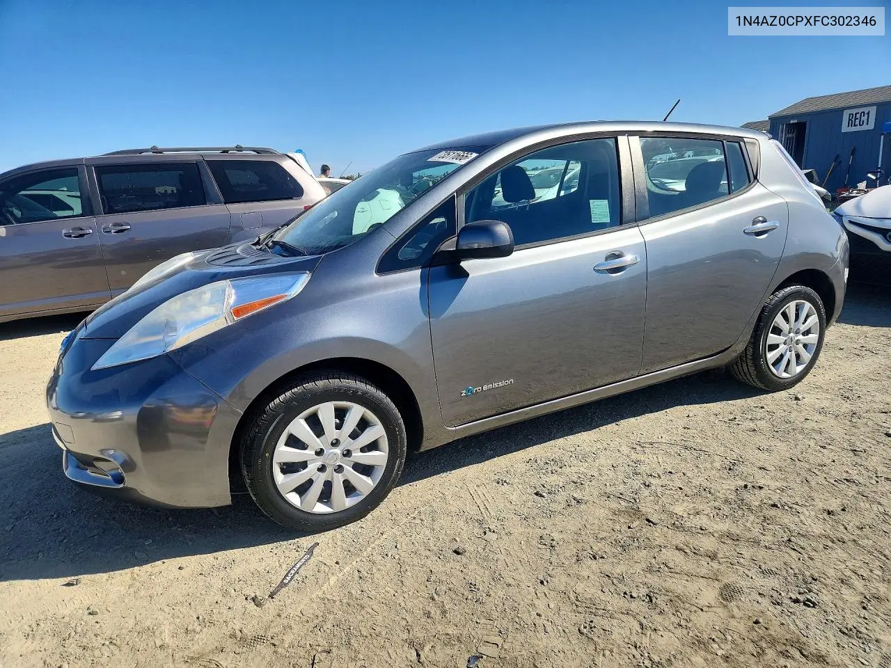 NISSAN LEAF 2015, VIN 1N4AZ0CPXFC302346