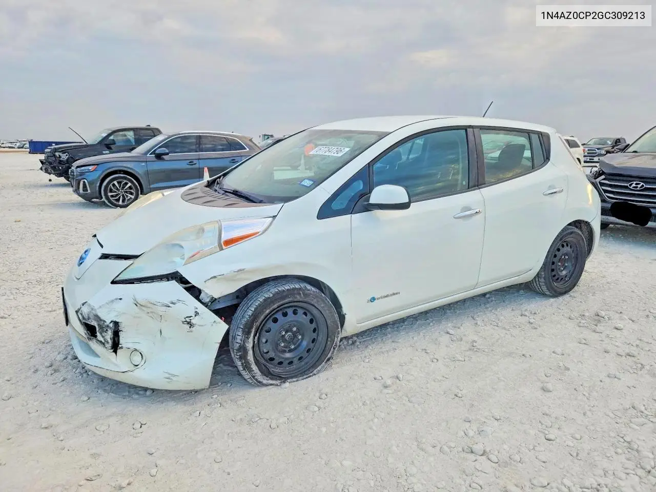 NISSAN LEAF 2016, VIN 1N4AZ0CP2GC309213