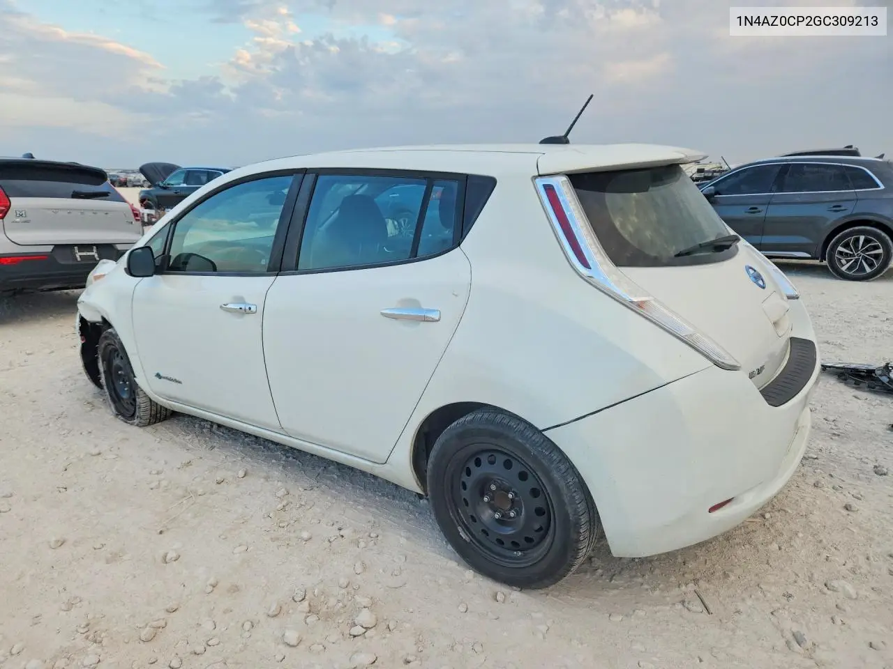 2016 NISSAN LEAF VIN 1N4AZ0CP2GC309213 — фото 2